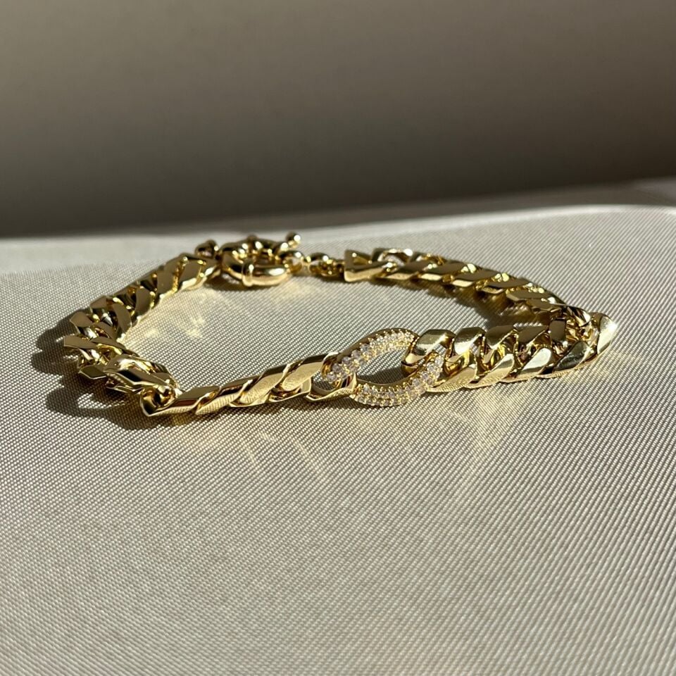 Pırlanta işçiliği gurmet model xuping bileklik