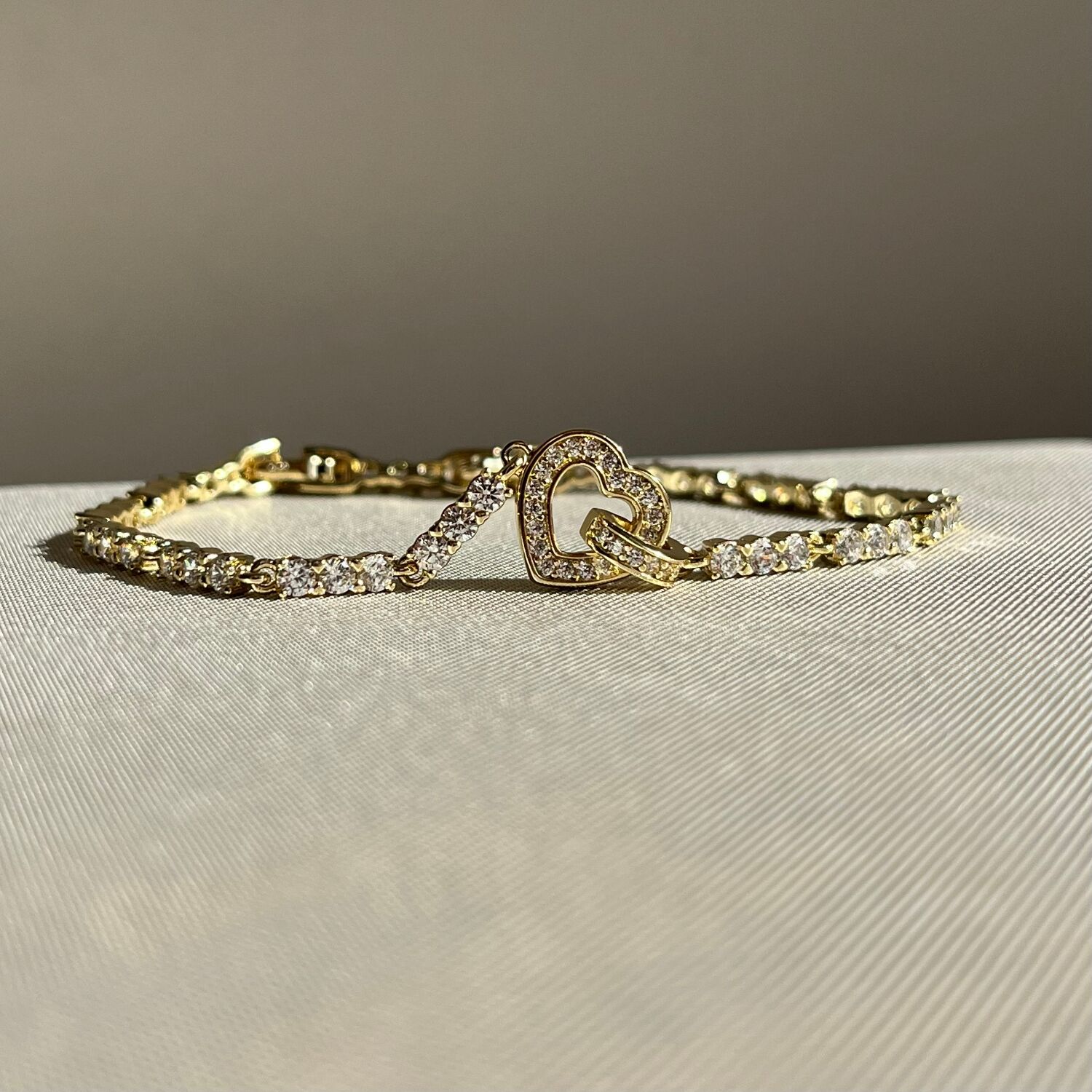 Pırlanta işçiliği kalp figür xuping bileklik