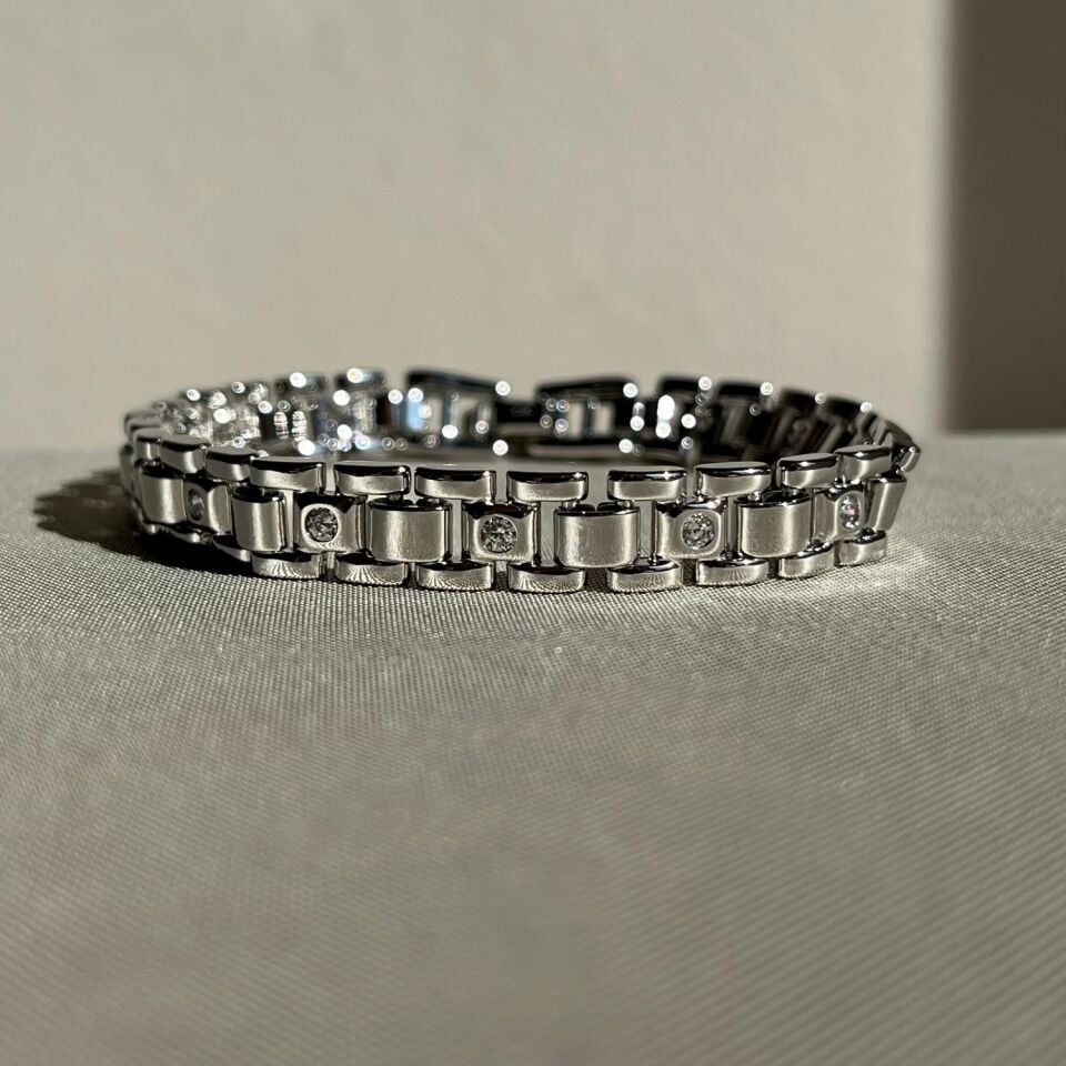 Round pırlanta montür tamtur xuping bileklik