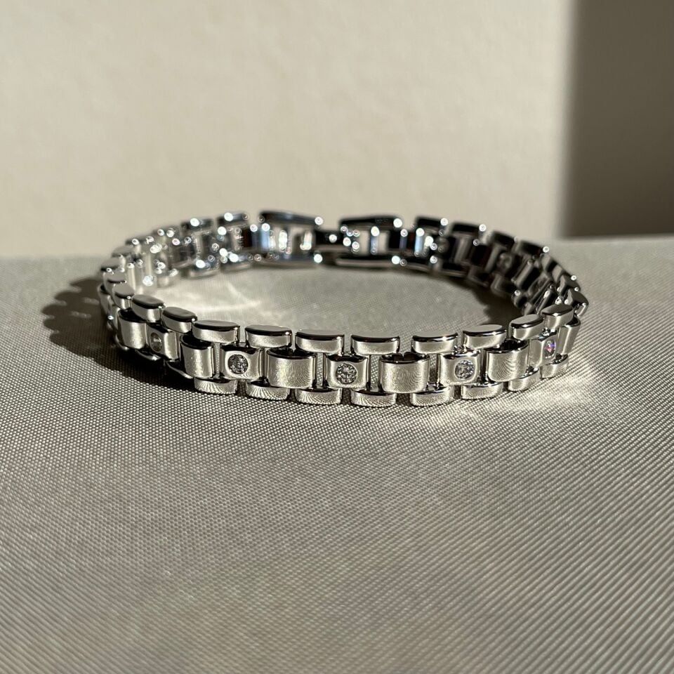 Round pırlanta montür tamtur xuping bileklik