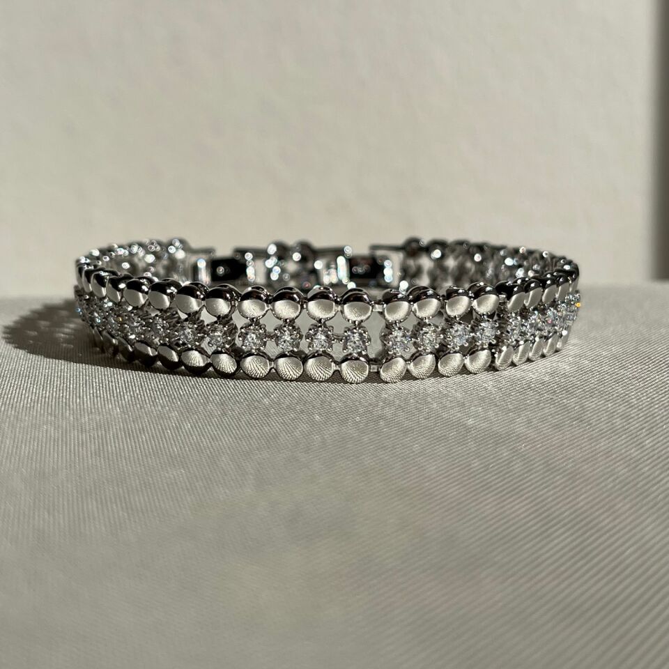 Round pırlanta montür tamtur xuping bileklik