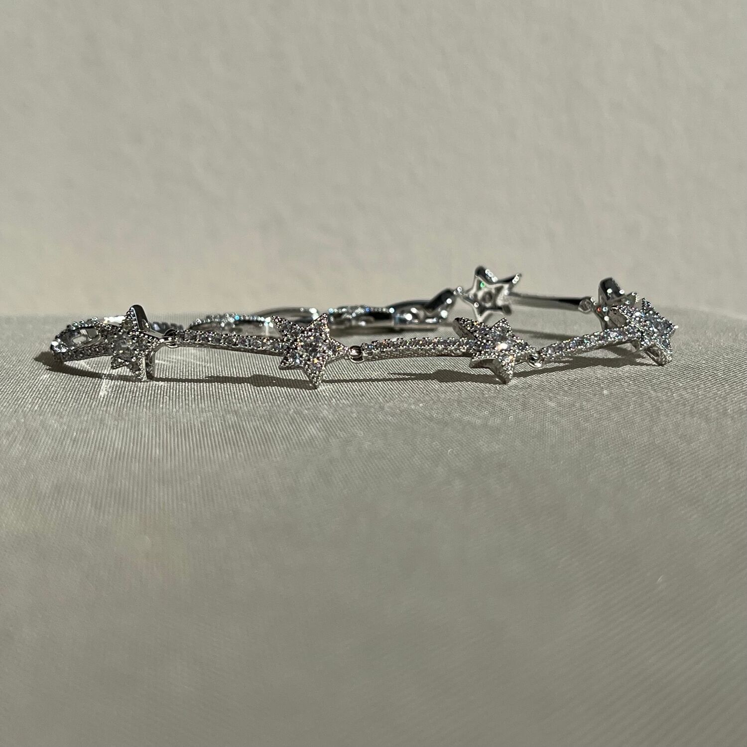 Round pırlanta işçiliği yıldız xuping bileklik