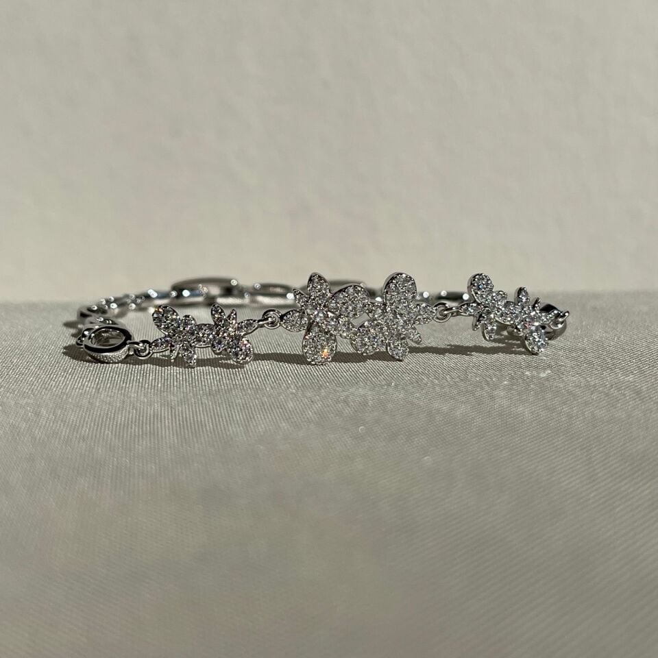 Pırlanta işçiliği kelebek figür xuping bileklik