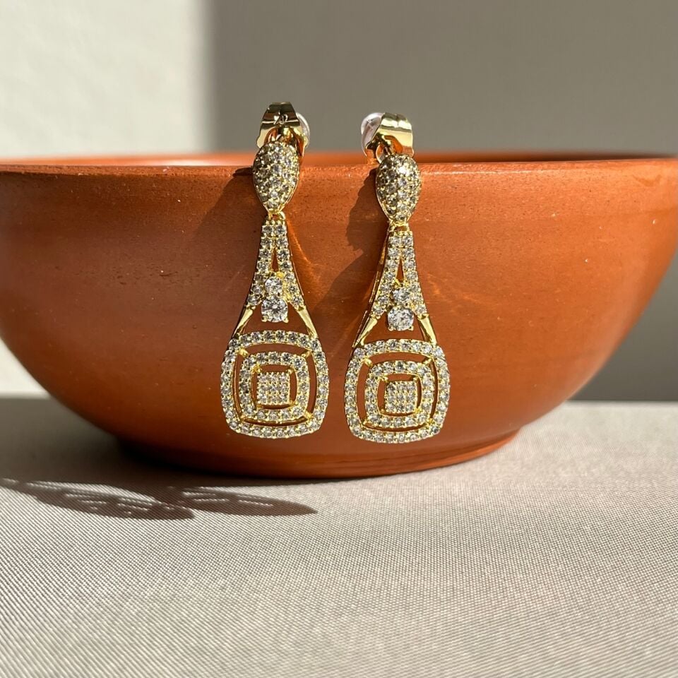 Baget pırlanta işçiliği xuping küpe