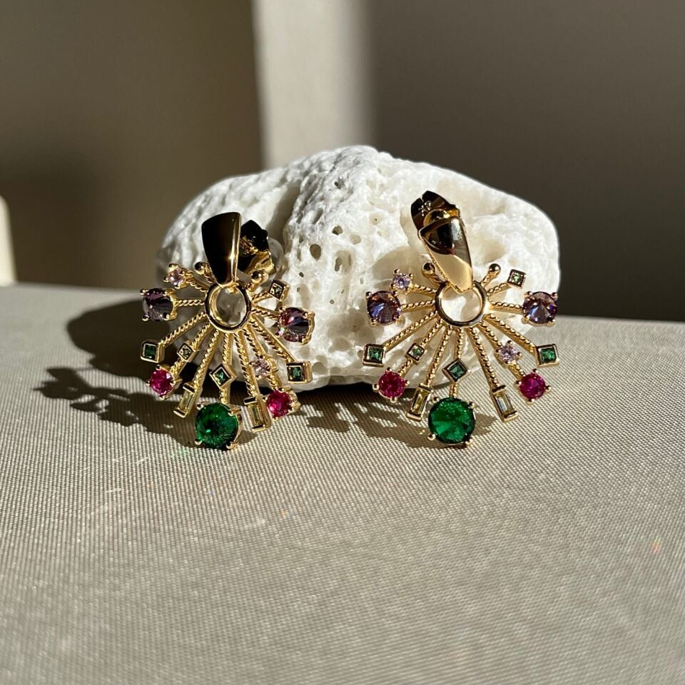 Pırlanta işçiliği tasarım xuping küpe