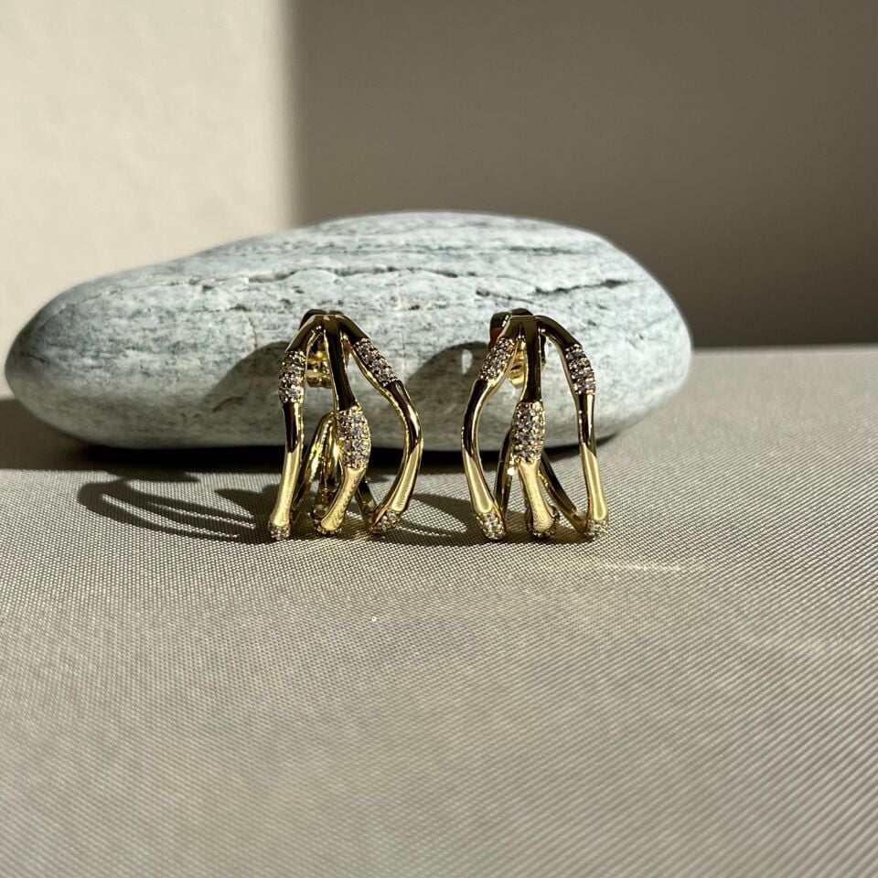 Pırlanta işçiliği xuping küpe