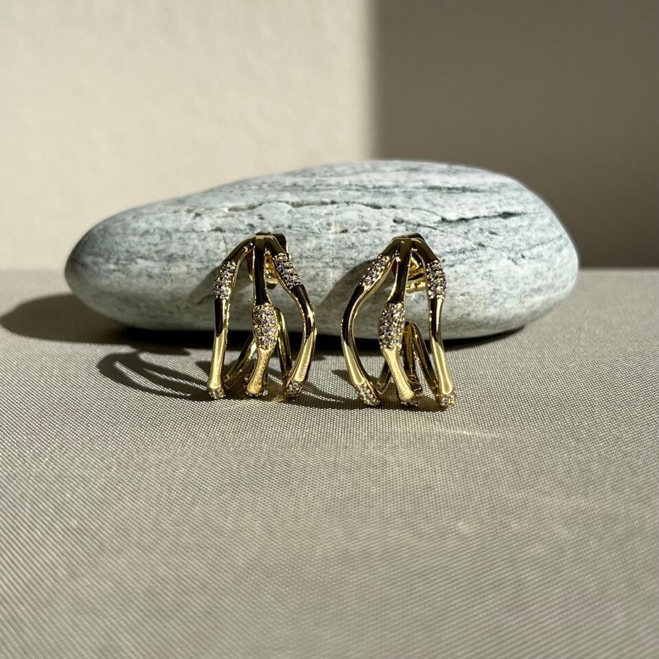 Pırlanta işçiliği xuping küpe