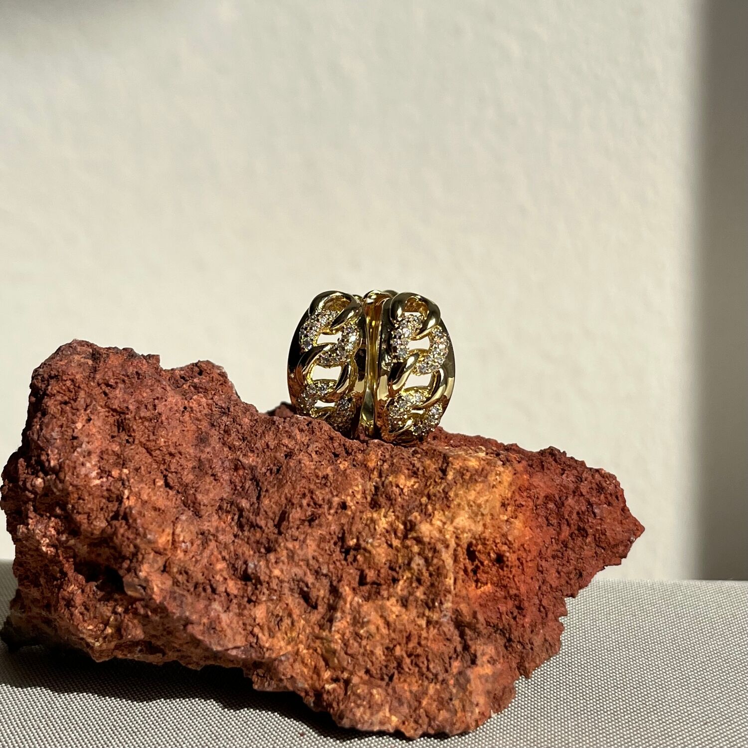 Pırlanta işçiliği gurmet model xuping küpe