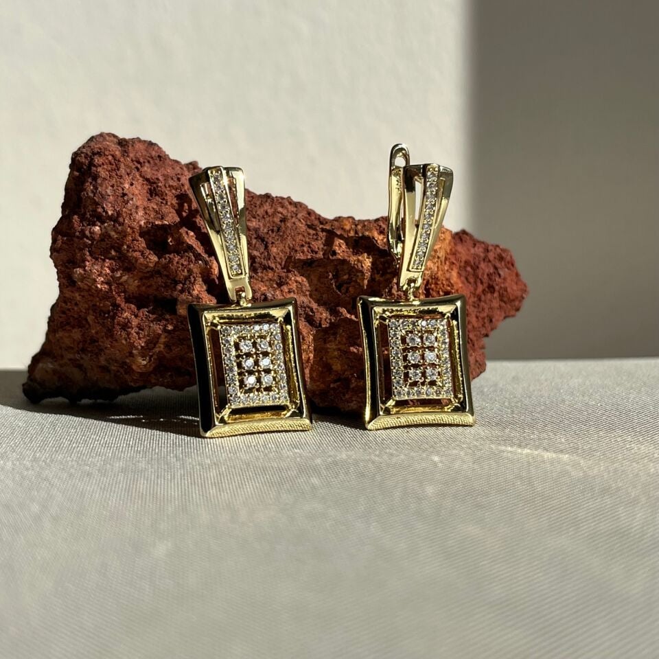 Pırlanta işçiliği xuping küpe