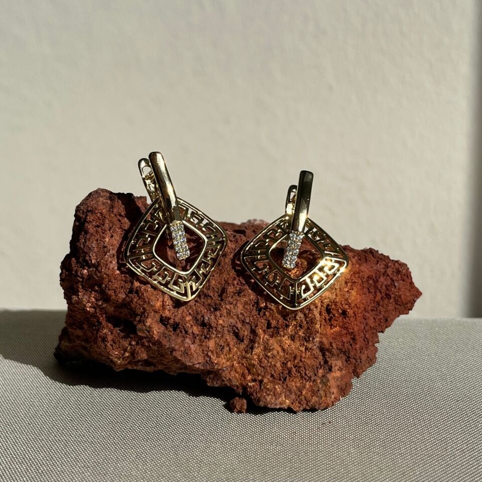 Pırlanta işçiliği sallantılı xuping küpe