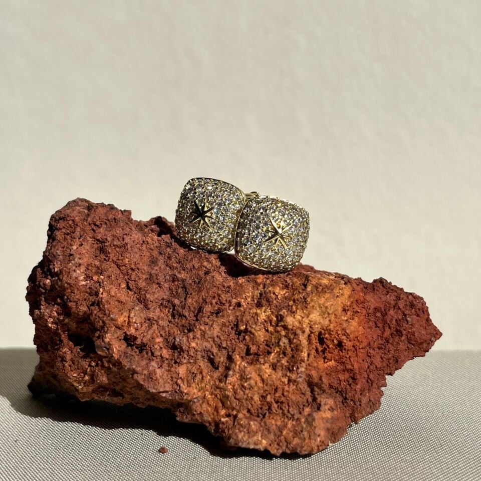 Pırlanta işçiliği xuping küpe