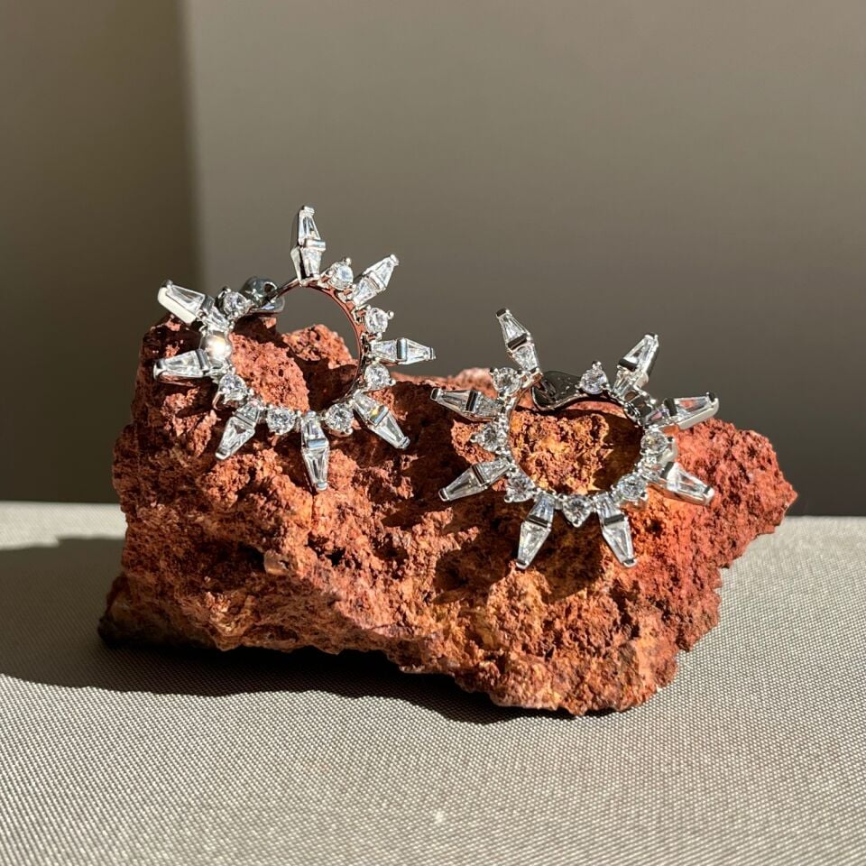 Baget pırlanta işçiliği xuping küpe