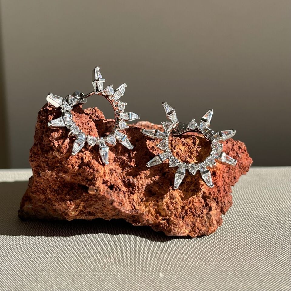 Baget pırlanta işçiliği xuping küpe