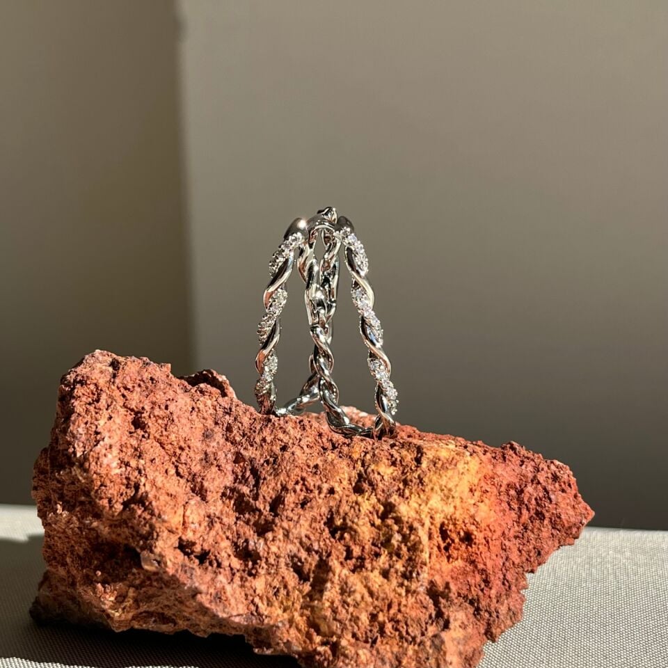 Pırlanta işçiliği xuping küpe