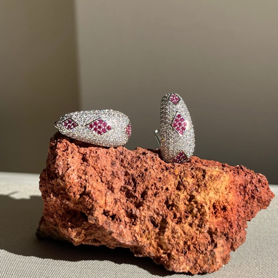 Pırlanta işçiliği xuping küpe