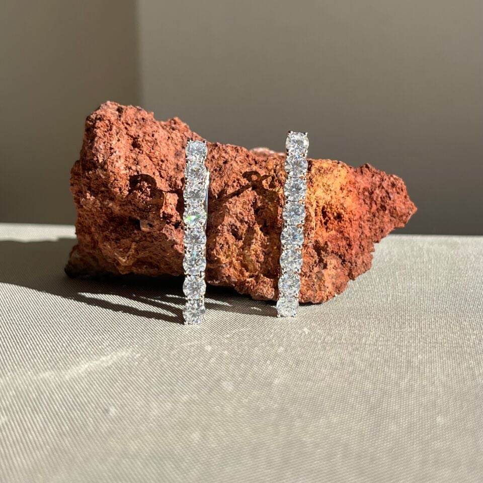 Suyolu pırlanta montür xuping küpe