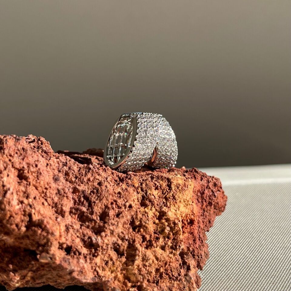 Pırlanta işçiliği halka xuping küpe