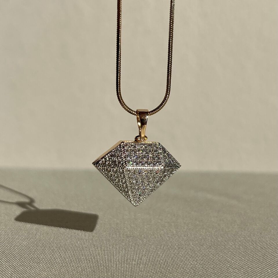 Pırlanta işçiliği tasarım xuping kolye