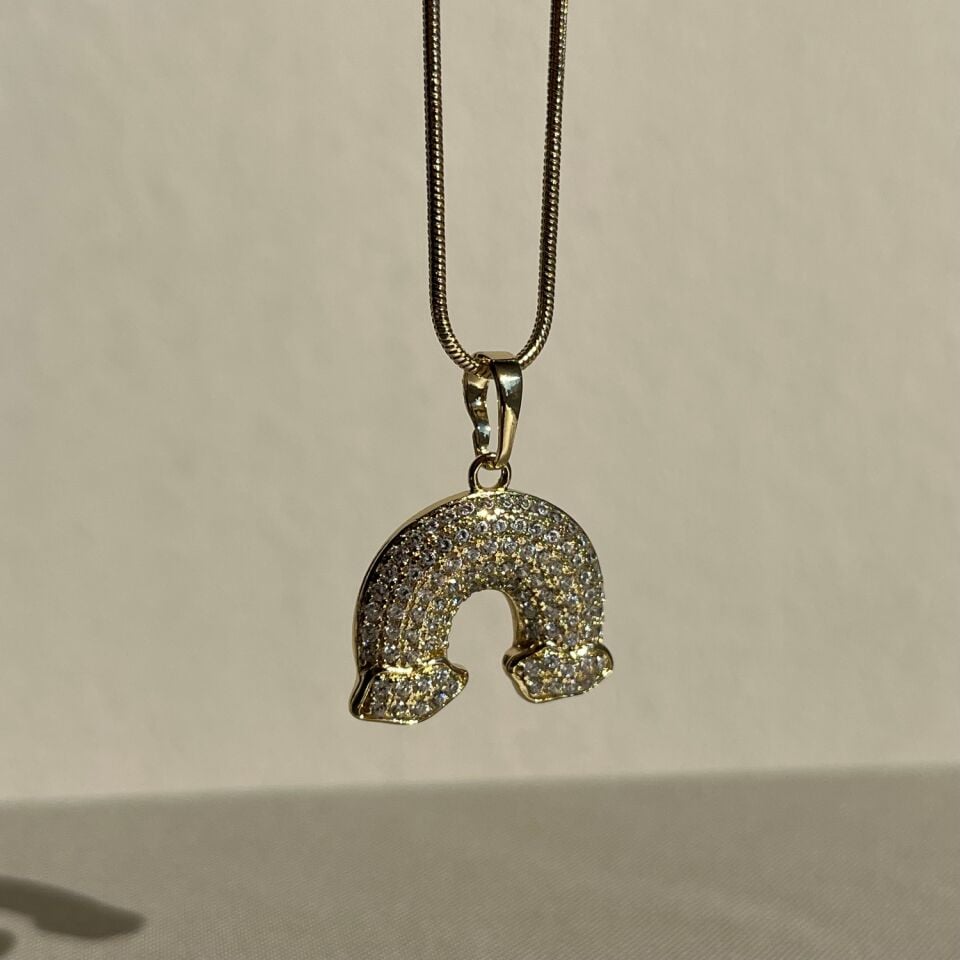 Pırlanta işçiliği halat zincirli xuping kolye