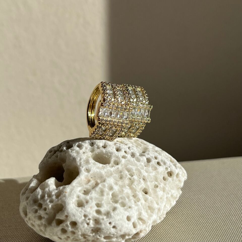 Baget pırlanta montür xuping küpe