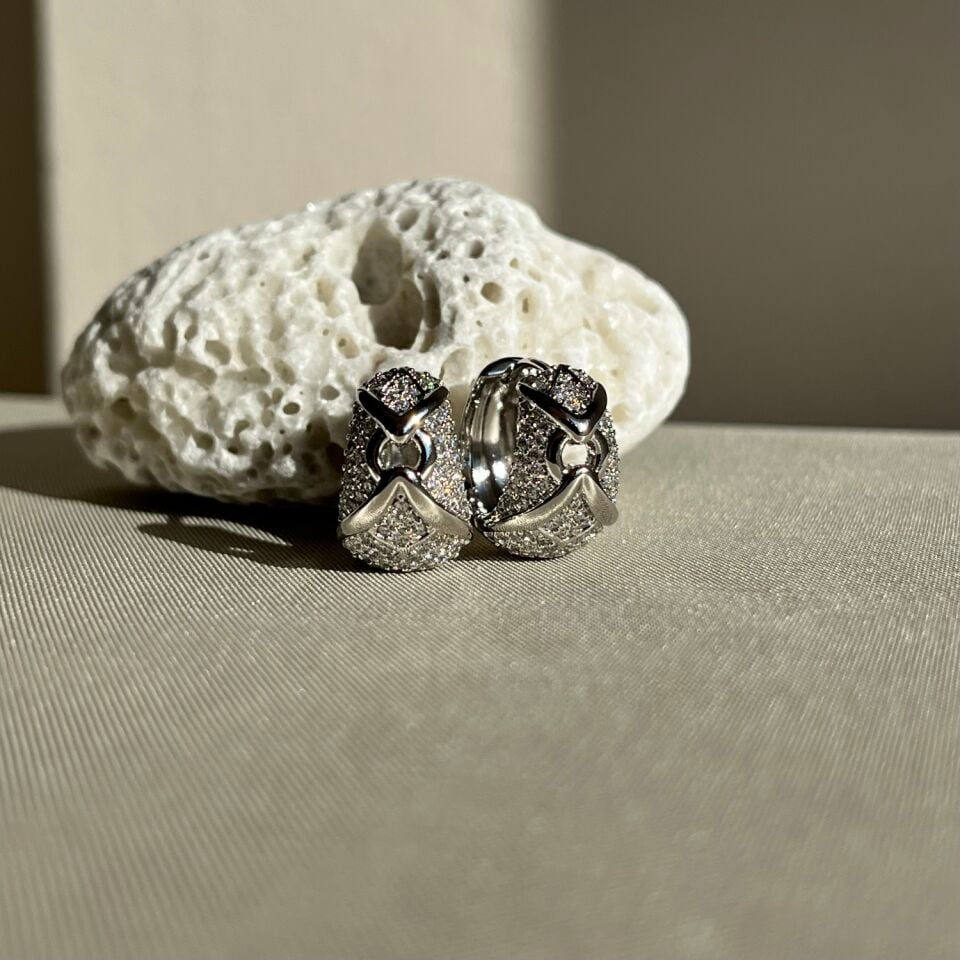 Pırlanta işçiliği tasarım halka xuping küpe