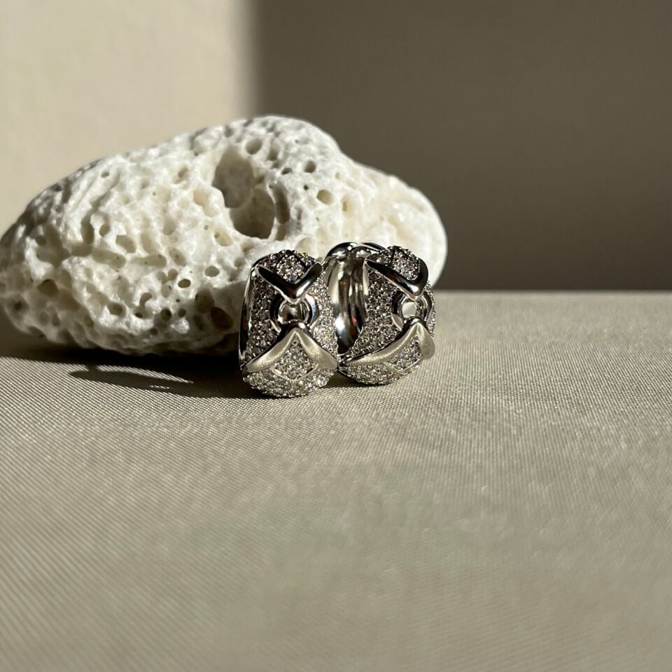 Pırlanta işçiliği tasarım halka xuping küpe