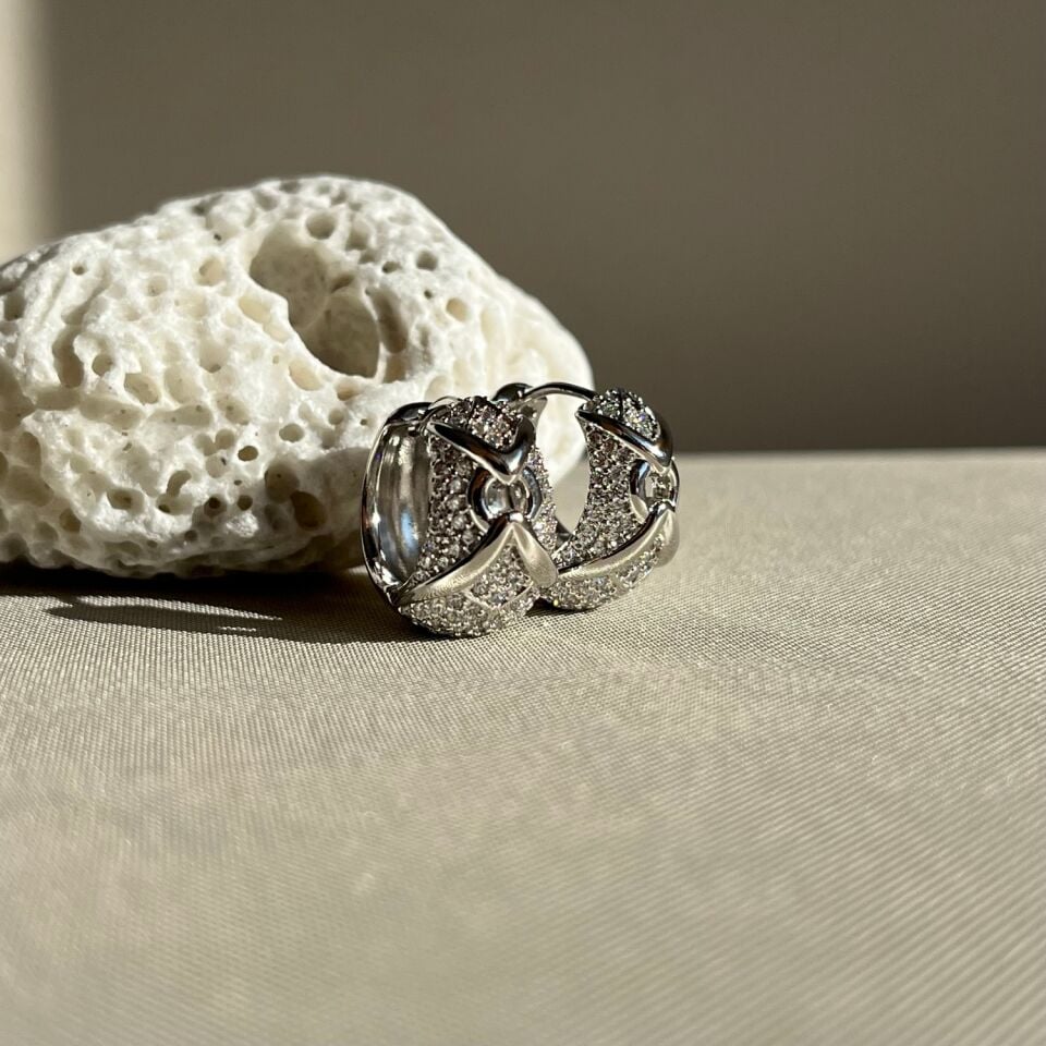 Pırlanta işçiliği tasarım halka xuping küpe