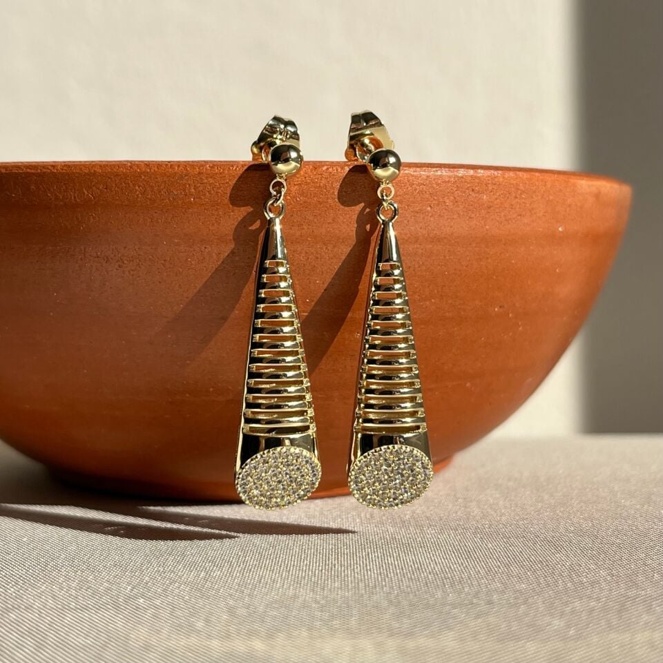 Pırlanta işçiliği tasarım xuping küpe