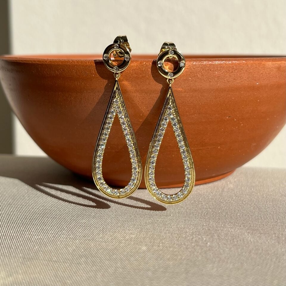 Pırlanta işçiliği sallantılı xuping küpe