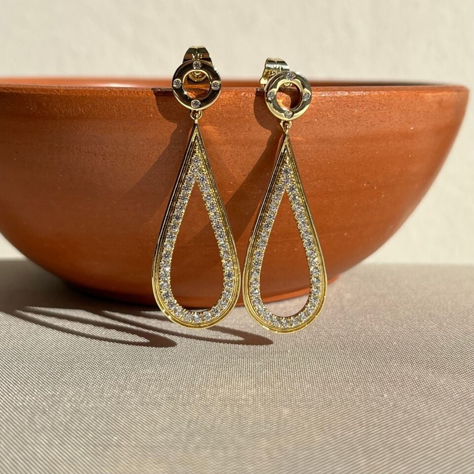 Pırlanta işçiliği sallantılı xuping küpe