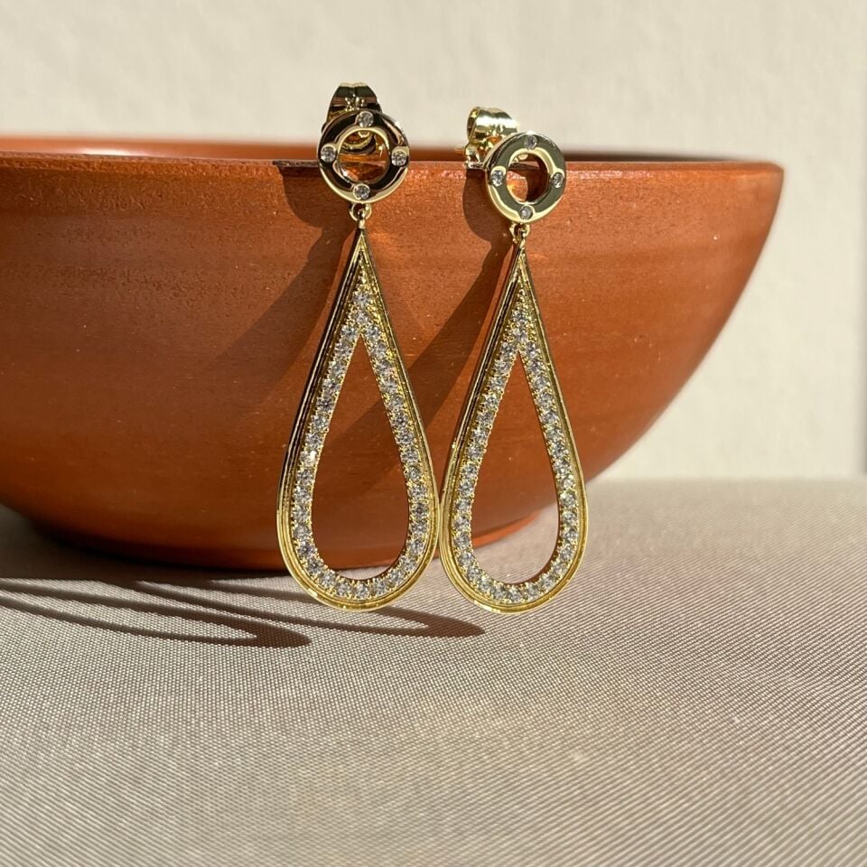 Pırlanta işçiliği sallantılı xuping küpe